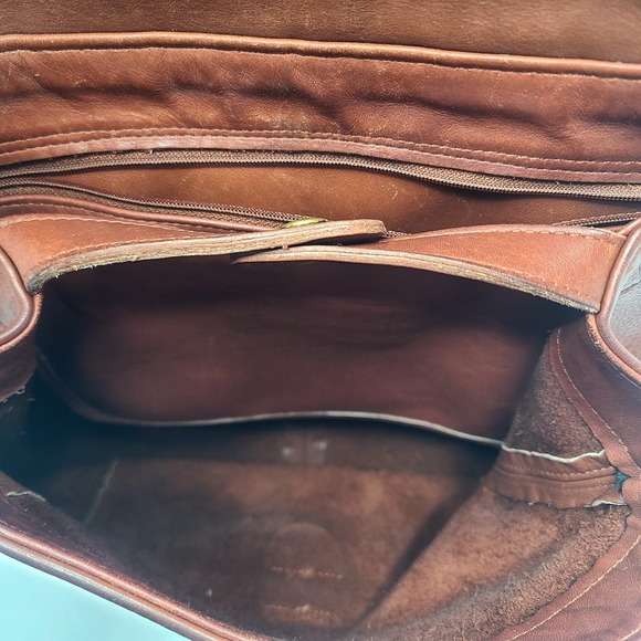 Vtg Coach 4134 Soho Leather Buckle Back Sack Backpack 90s Made In USA Brown - Picture 6 of 7